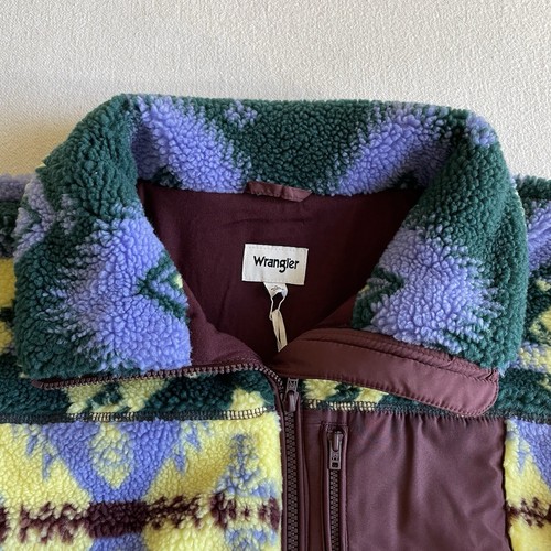 Wrangler Sherpa Southwestern Women Size Small Full Zip Fleece Jacket - Picture 7 of 13