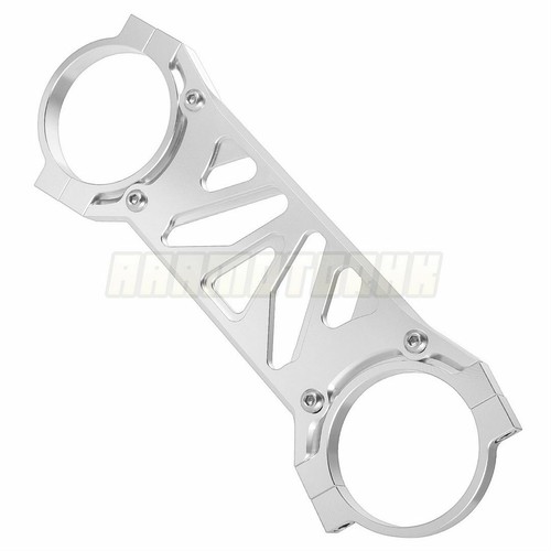 Front Fork Brace Stabilizer For Yamaha FZ750 1985-1986 59x200mm Gold Silver - Picture 8 of 12