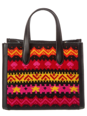 (取寄) ケイトスペード レディース マンハッタン カーニバル フェア アイル セーター ニット スモール トート Kate Spade New York women Manhattan Carnival Fair Isle Sweater Knit Small Tote Pink Multi Kate Spade -Manhattan- Carnival Fair Isle Sweater Knit Sm. Tote