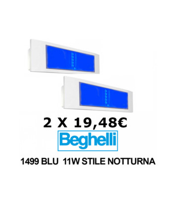 Beghelli LED-Notfall-Deckenleuchte – In Blau, 4000K, Für Decken-/Wandmontage, Bis Zu 8h Betrieb