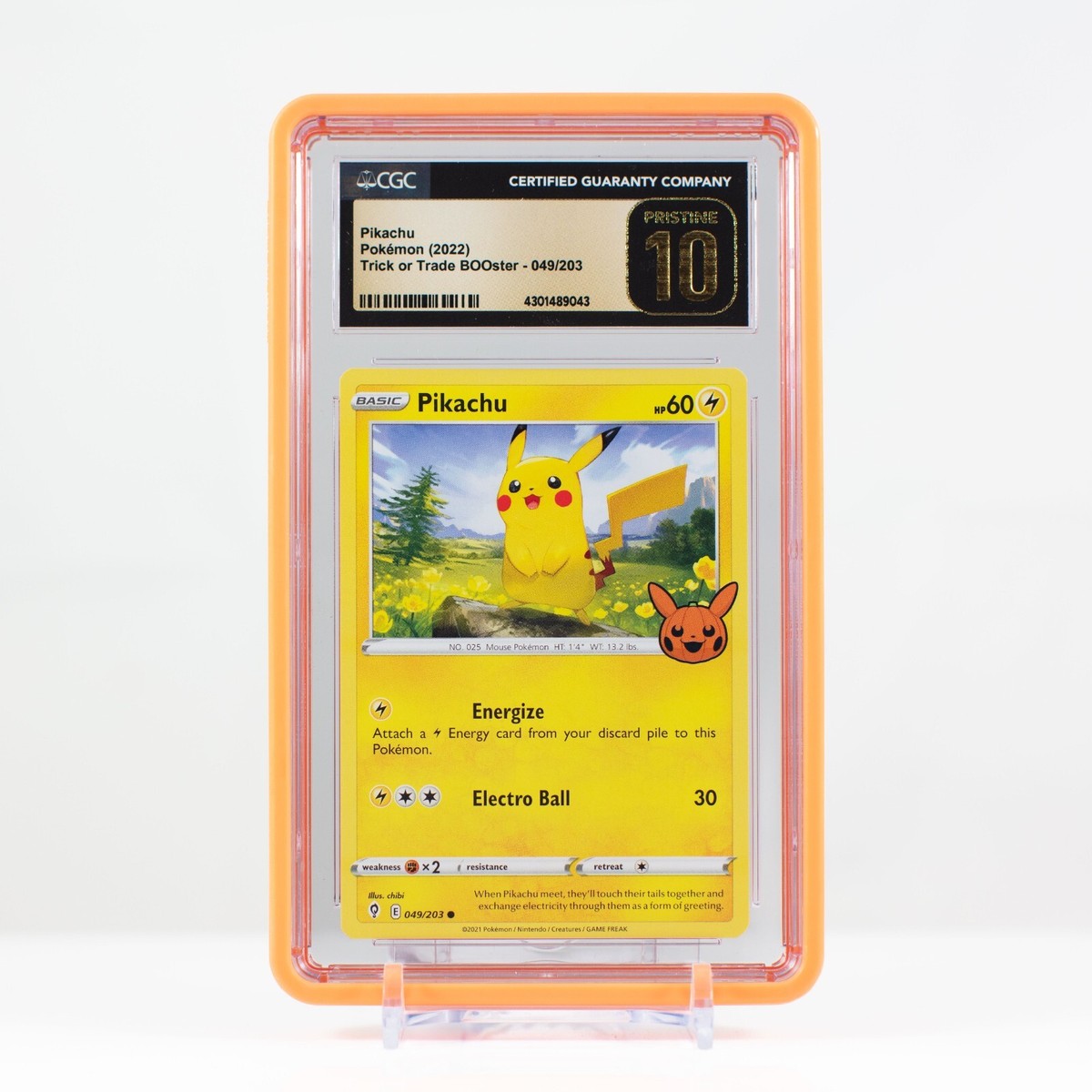 Pokemon 2022 Pikachu #49 Trick or Trade BOOster - Halloween - CGC