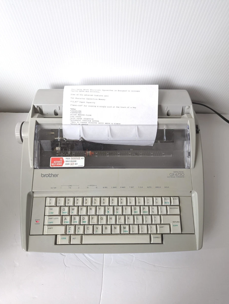 Electric Typewriter Brother Online fastlisa.unibo.it