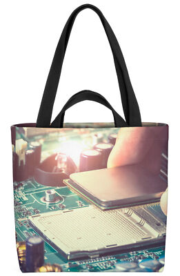 Computer CPU Chip Tasche electron schaltung board hauptprozessor trinkgeld halb