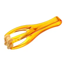 Handheld Finger Massager with Dual Trigger Point for Finger ABS Orange 1 Pcs