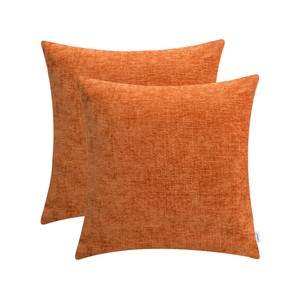 rustic orange cushions