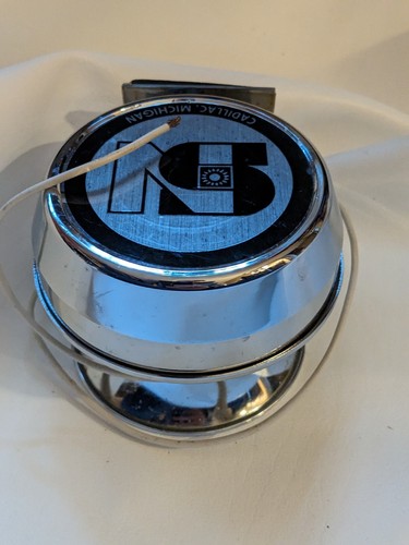 Dectone Supreme 1232 Chrome Horn SN Signaltone Neiman Chrome USA NEW - Picture 6 of 8