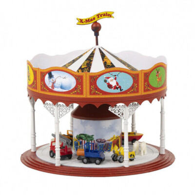 Modélisme HO : 2 Stands de marché de Noël avec sapin illuminé - Faller - Rue des Maquettes
