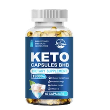 KETO BHB 15000mg Ketone FAT BURNER RAPID Weight Loss Diet Pills Ketosis 60 Caps