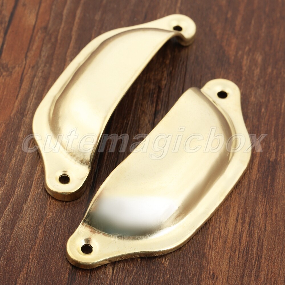98*35mm Kitchen Cupboard Door Pull Handle Hardware Drawer Cup