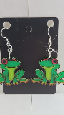 Tree Frog Earrings - 3D Printed Earrings!