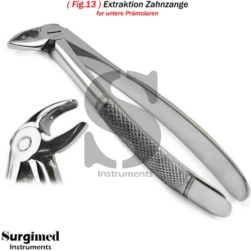 Zahnzange Chirurgische Zahnärztliche Extraktion Zange Zahnentfernung Prämolaren - Bild 4 von 12