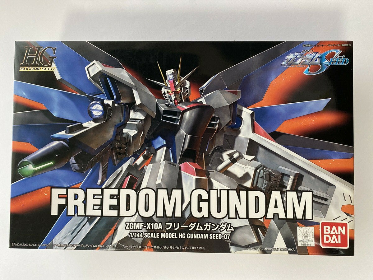 ZGMF-X10A Freedom Gundam HG Seed-07 1/144 Scale Model Kit ZGMF-X10A Freedom Gundam HG Seed-07 1/144 Scale Model Kit