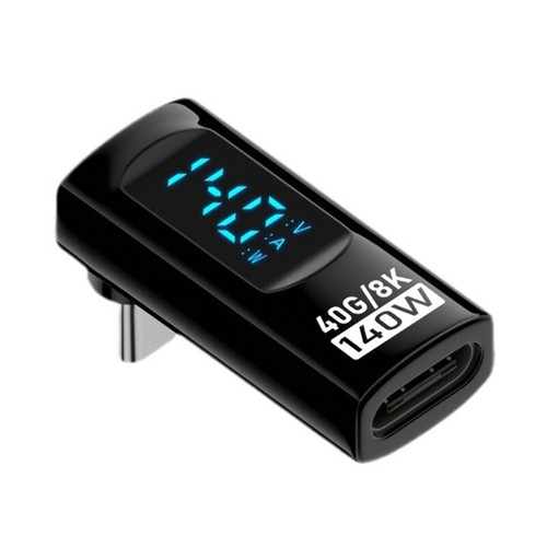 USB C Male to Female Adapter 40Gbps Quick Data Syncing 140W Power Charger - Photo 6/10