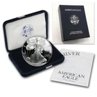 (1) 1999 P 1oz US American Silver Eagle $1 Dollar Proof Bullion Coin w/Box & COA
