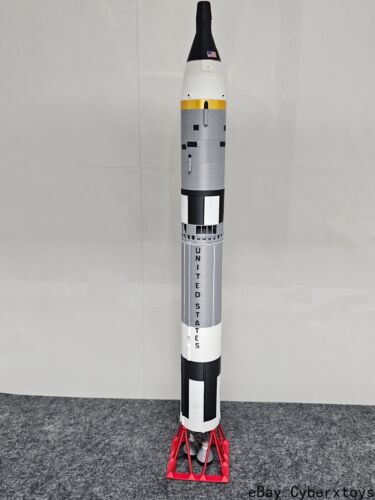 1:60 Scale NASA Gemini TitanII + Redstone Launch Vehicle Rocket Model Painted - Picture 10 of 17