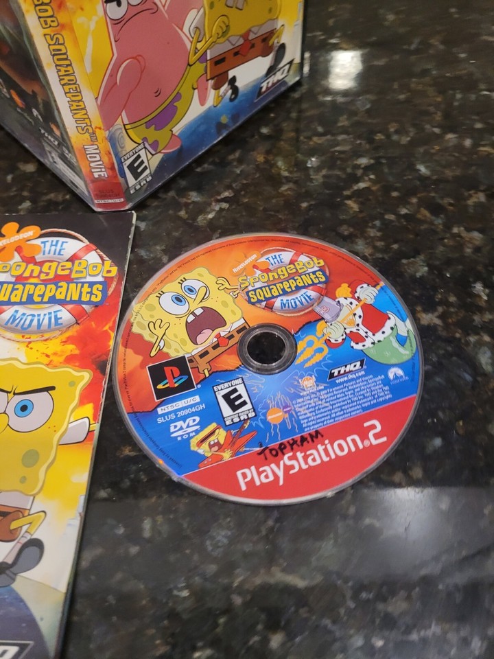 Spongebob Squarepants Movie Game PS2 PlayStation 2 Complete CIB Good eBay