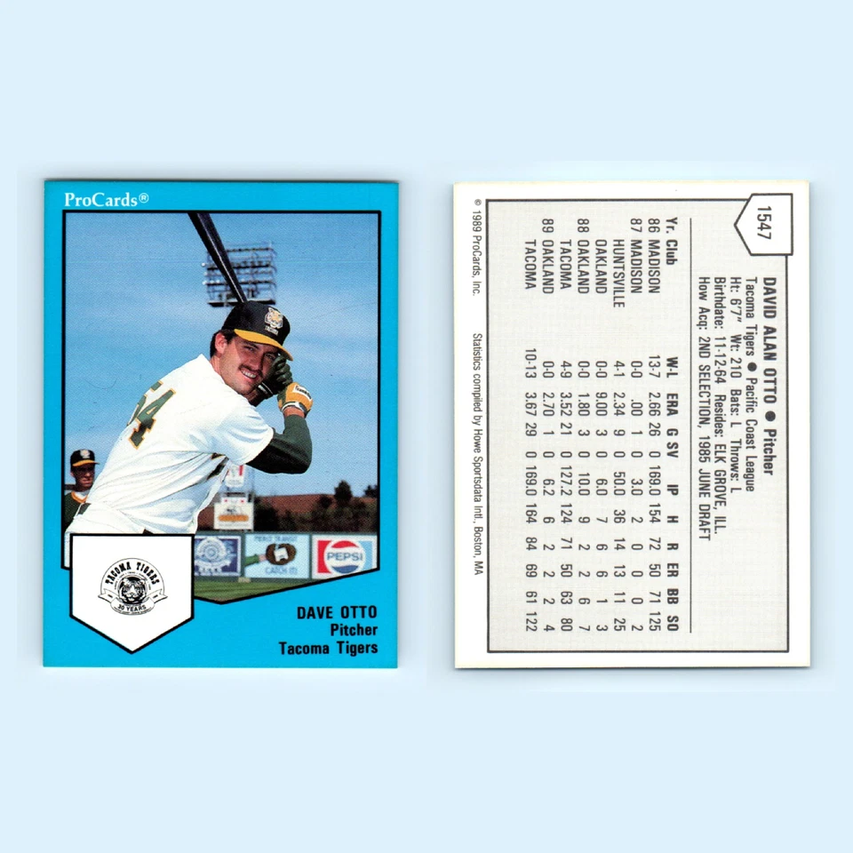 Lote de 12 tarjetas de béisbol de los Tigres de Tacoma ProCards ligas menores Mike Bordick casi nuevas MiLB Foto 4 de 4