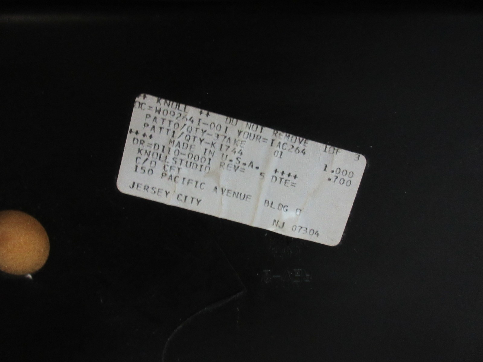 Vintage Knoll Studio Ricchio Office Desk Arm Chair