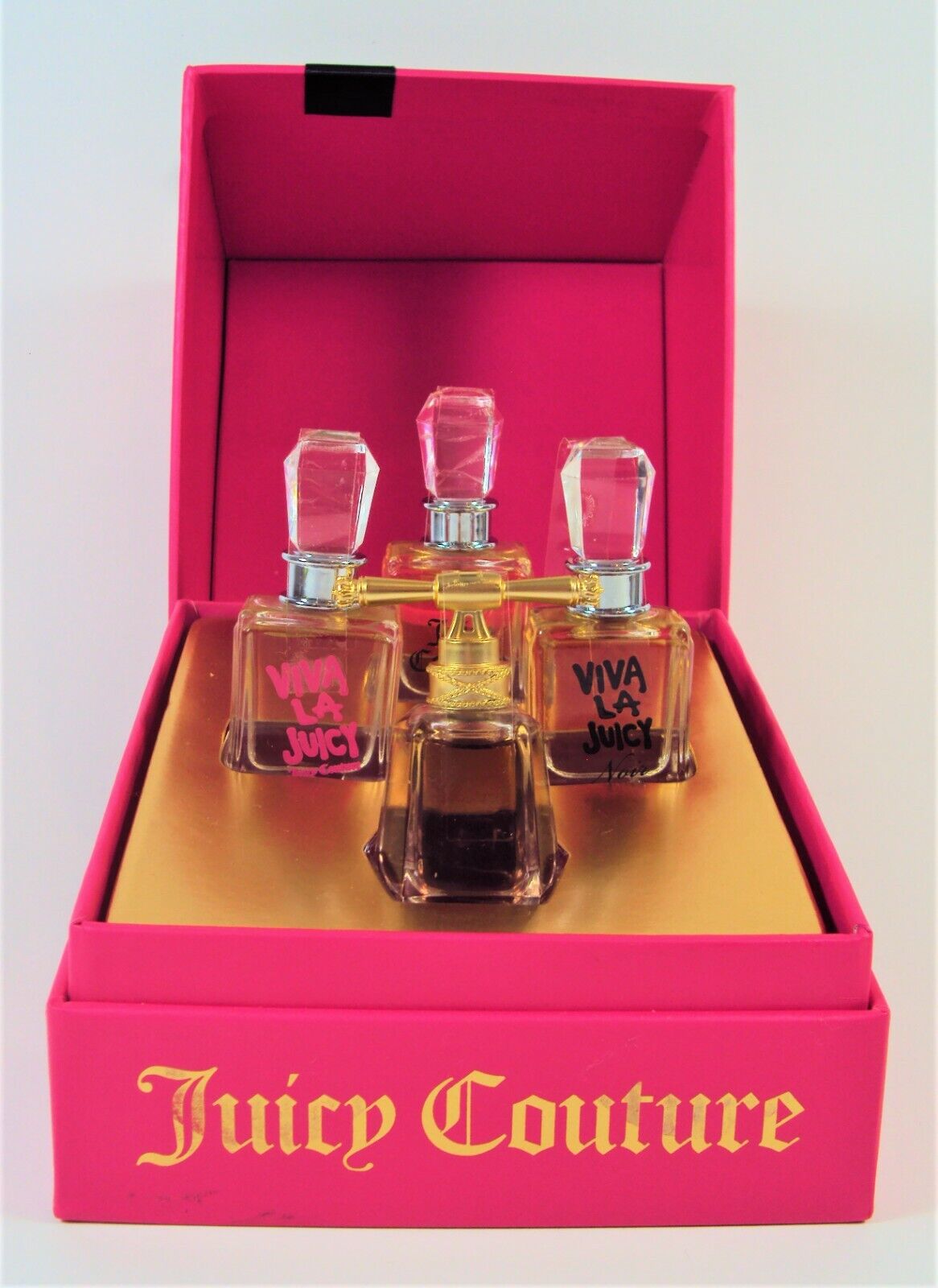Juicy Couture Deluxe Mini Perfume Set NEW in BOX * READ AD *