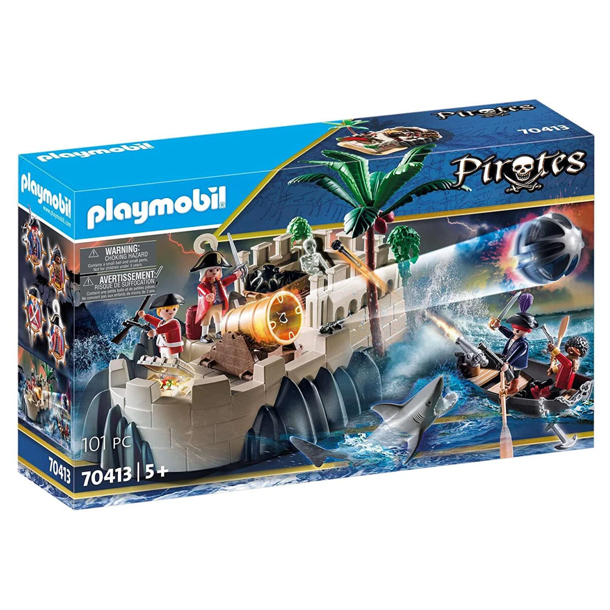 Puzzle - Playmobil - Pirates, 60 pieces + Playmobil Figure, 1 item