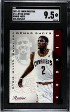 2012-13 Prestige bonus shots gold Kyrie Irving sgc 9.5 rookie 169/249