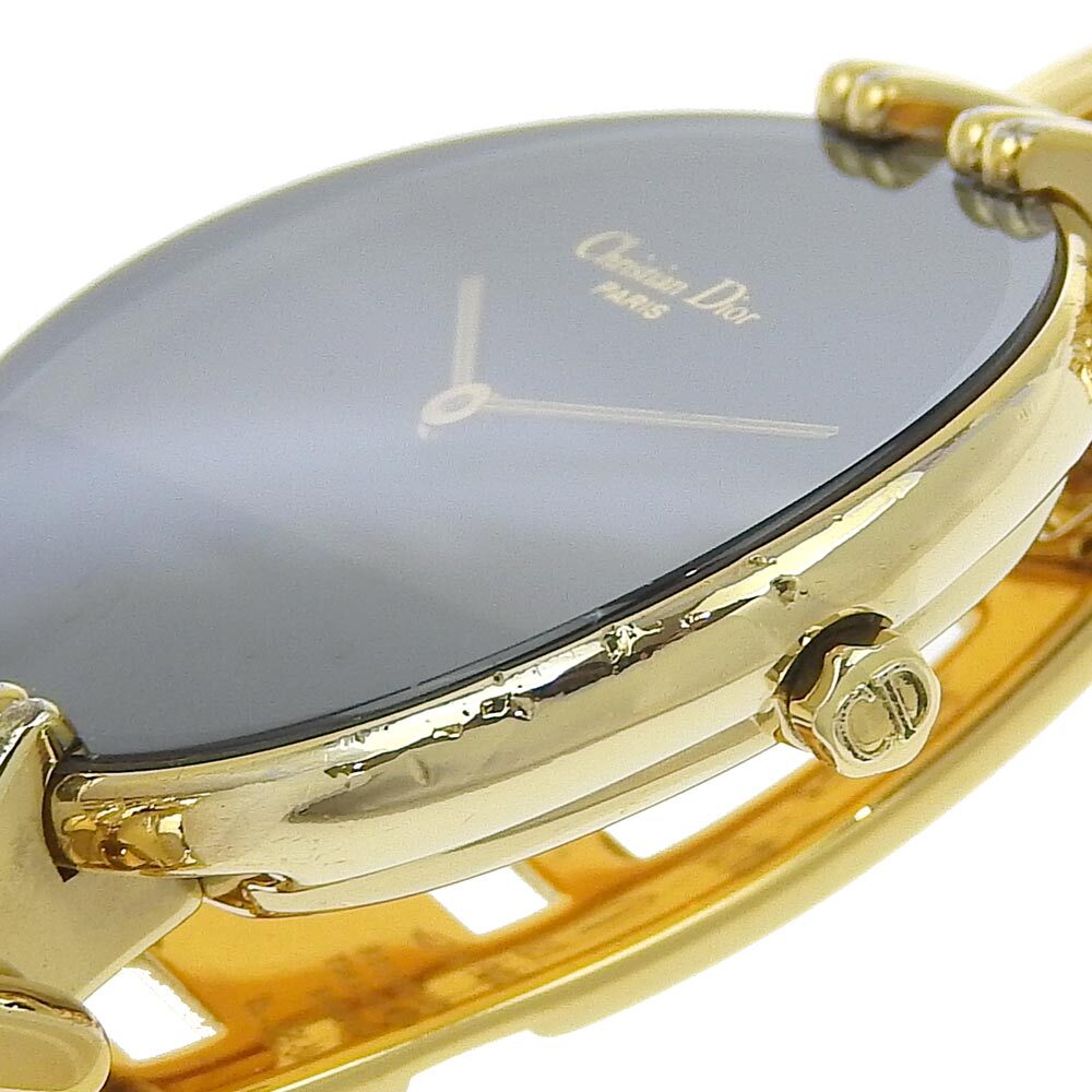 Christian Dior Bagheera Watch D46-154-4 Gold Plated Swiss Quartz