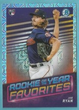2022 Bowman Chrome Joe Ryan Rookie of the Year Favorites Mega Mojo Refractor