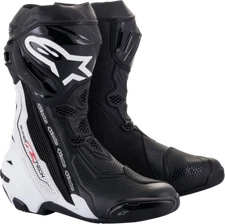 Alpinestars Supertech R Vented Boots US 12 / EU 47 Black/White