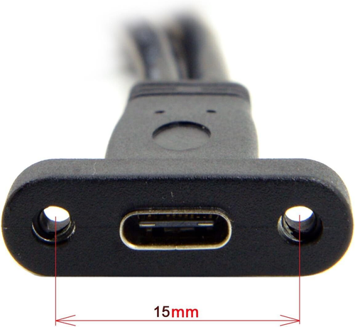 Cablecc Single Port USB 3.1 Type C USB-C Female to USB 3.0 Motherboard 19Pin Hea - Picture 7 of 12