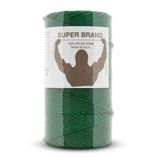 Bonded Green Nylon Twine, Twisted. Size 24, 1/4 lb 1-pack