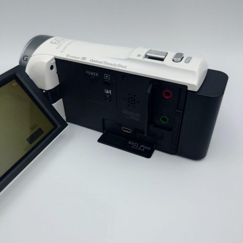SONY HDR-CX420 Handycam Video Camera Camcorder 30x Optical zoom 32GB White - Picture 6 of 11