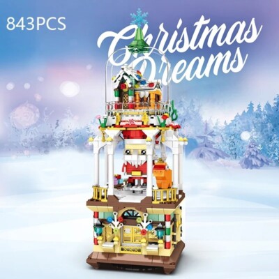 843PCS Christmas Castle Building Blocks Set