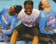 DELISHA MILTON-JONES Signed 8 x 10 photo WNBA Basketball ATLANTA DREAM Free Ship
