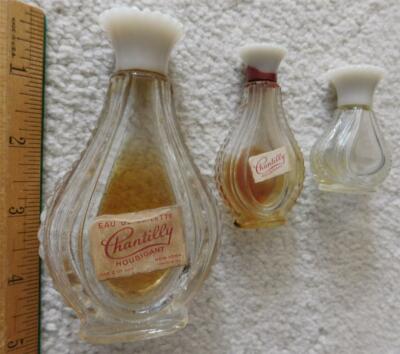 Vintage Chantilly Houbigant Perfume Bottles