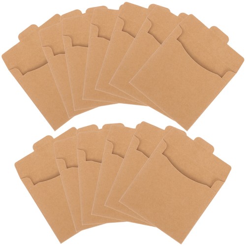 50 Pcs Protective Box Storage CD Packaging Envelopes Cardboard Cases Vintage - 第 5/12 張圖片