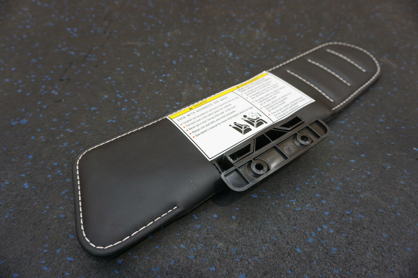 Right Sun Visor Shade Black Leather Alcantara LHD 69765300 Ferrari California 12