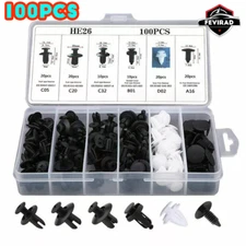 100x For Honda 6 sizes Bumper Fender Liner Push Type Retainer Clips car Fastener