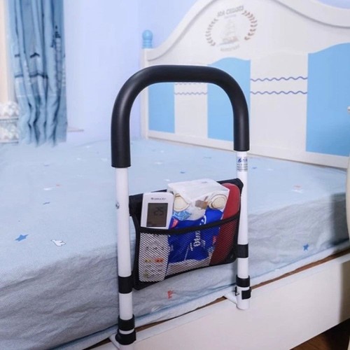 Anti-slip Elderly Assist Bar With Storage Bag Bedside Handrail for Bedroom - Picture 9 of 12