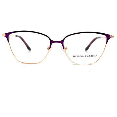 BCBGMAXAZRIA Henley Purple Rose Gold EYEGLASSES FRAME 54-15-135mm H16713