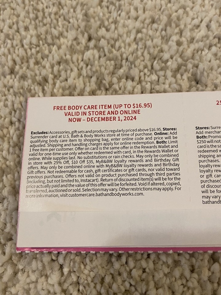 Bath and Body Works Coupons eBay