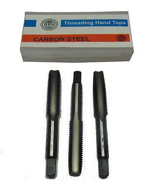 RDGTOOLS 7/16" x 18TPI BSF TAPS SET OF THREE