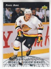 92/93 UD PAVEL BURE WORLD JUNIOR GRADS INSERT #5