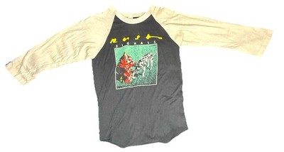 Vintage RUSH Signals Raglan New World Tour 1982/83 Sz Large Long