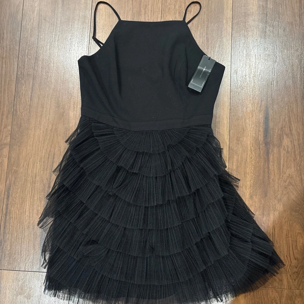 bcbg black ruffle dress BCBGMAXAZRIA Dresses for Women for sale PART 2 of 2 Model Holly Size:12-18months Strapless tiered gown with