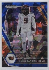 2021 Panini Prizm Draft Picks Blue Ice Prizm 89/99 Hamilcar Rashed Jr #141 07rd