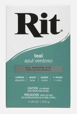 Rit Dye Powder-Teal - 3-4