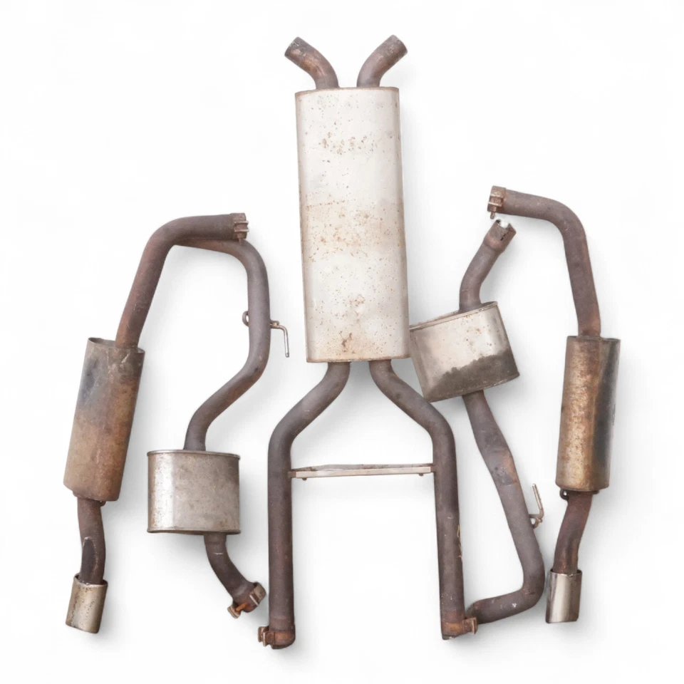 97-01 Jaguar Xk8 X100 Exhaust Muffler Silencer Resonator Pipe Rear Njb6760ac Oem Foto 3 de 4