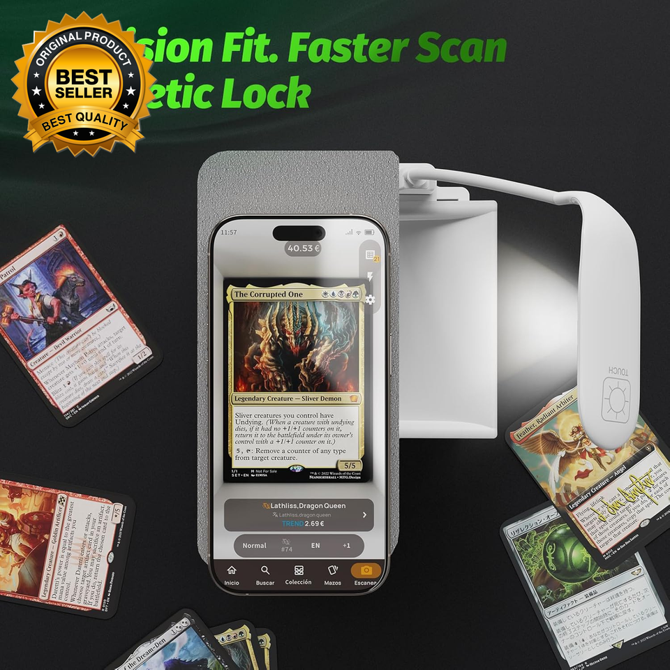 Card Scanner Pro for Trading Cards MTG & TCG Card Scanner Stand with ...
