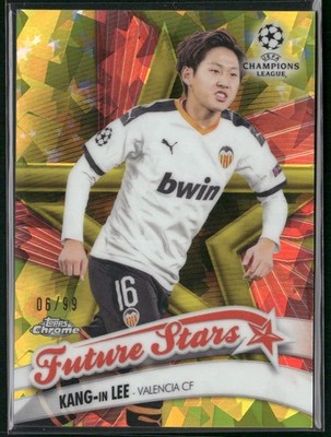 2019-20 Topps Chrome Sapphire UEFA #FS-KIL Kang-in Lee Future Stars Yellow /99