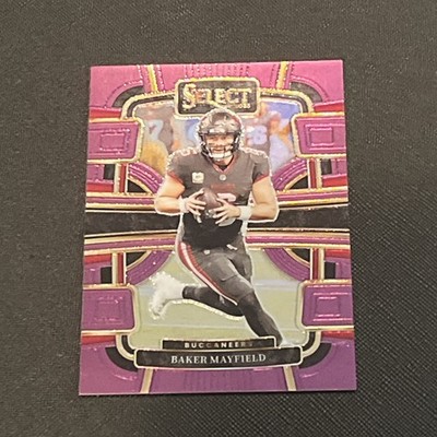 2023 Panini Select Purple /75 Baker Mayfield Tampa Bay Buccaneers 🔥